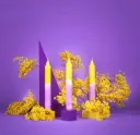 Bougie lila - 3
