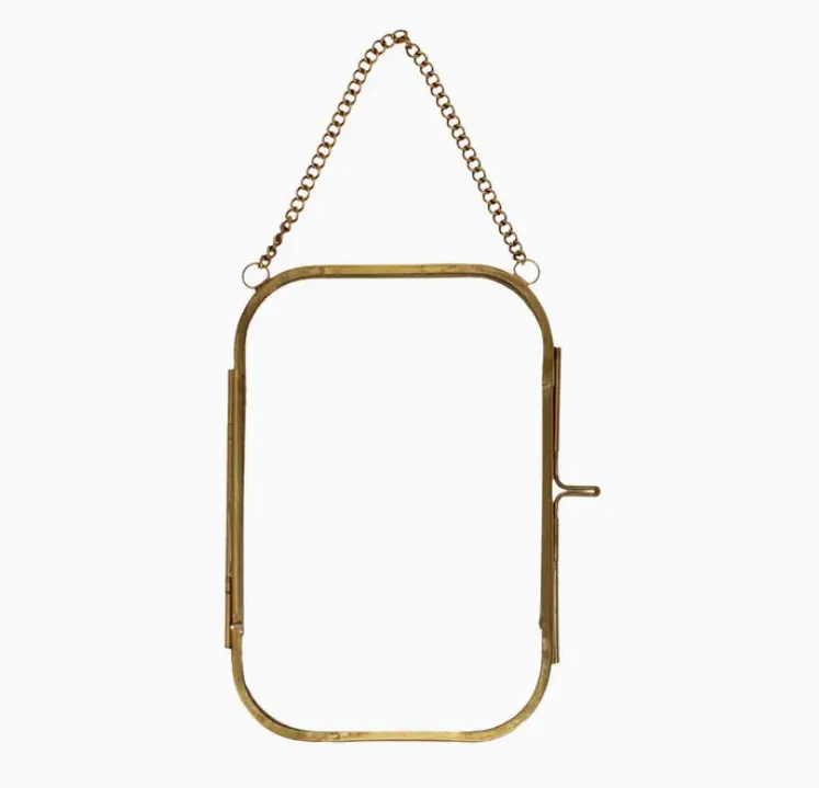 Cadre en laiton suspendu -10*15