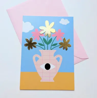 Carte - Fleurs sous surveillance