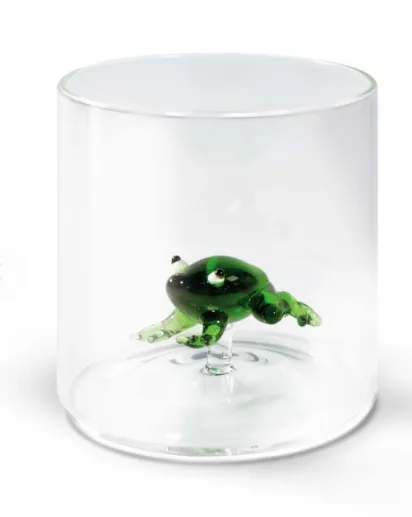 Gobelet en verre "Grenouille"