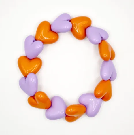 Bracelets - Violet et Orange