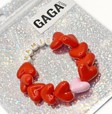 Bracelets - Rouge et Rose - AMOUR