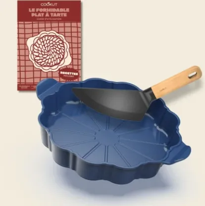 Le formidable plat à tarte (bleu)