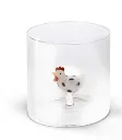 Gobelet en verre "Poule"