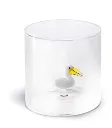 Gobelet en verre "Pelican blanc"