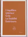 affiche Equilibre intérieur