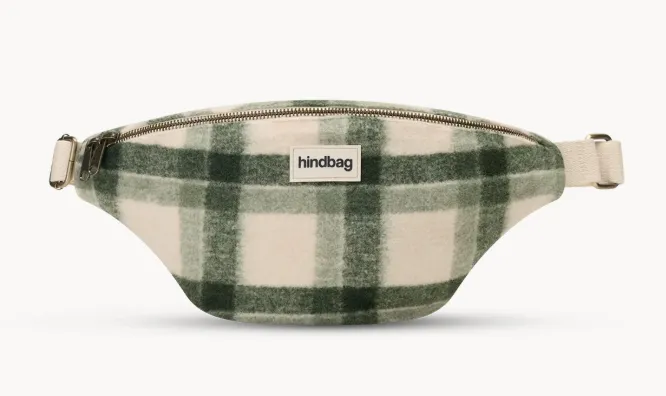 Sac banane - Tartan kaki