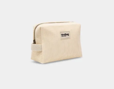 Trousse de toilette - Velours crème