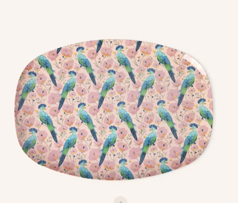 Assiette Rectangulaire - Exotic