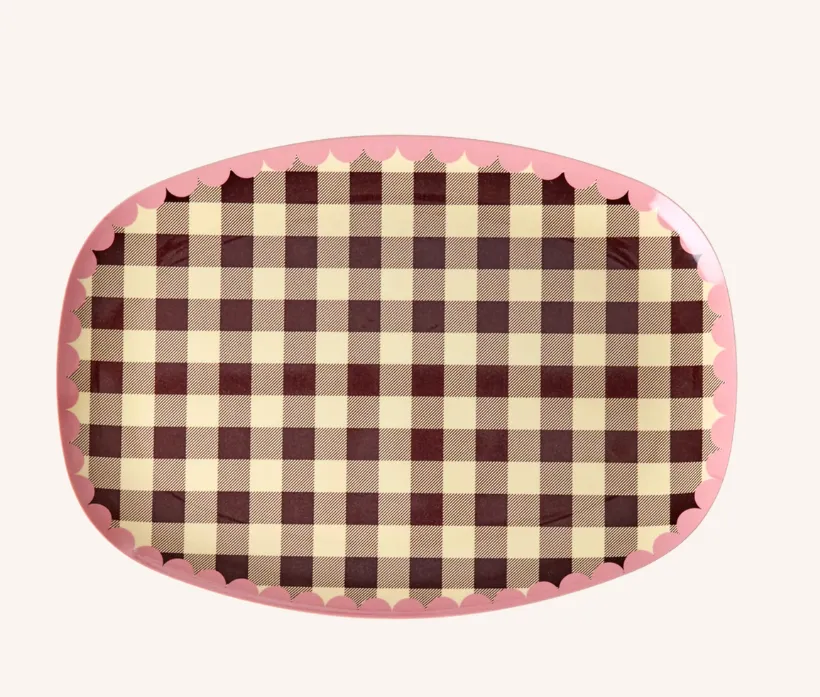 Assiette Rectangulaire - Check me out