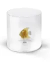 Gobelet en verre 250ml. Poisson jaune