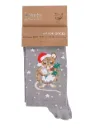 Chaussette Femme - Souris de Noël