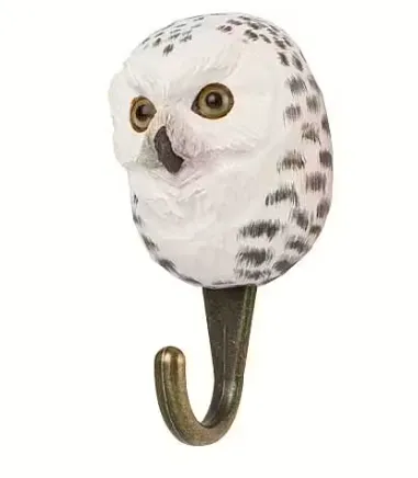 Patère - Hibou des neiges
