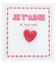Pin's je t'aime de tout mon coeur