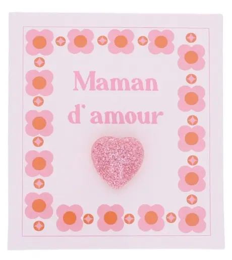 Pin's cœur Maman d'amour
