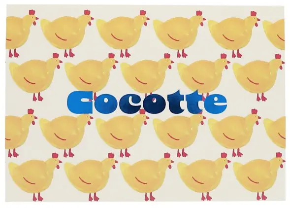 Carte de vœux "Cocotte"