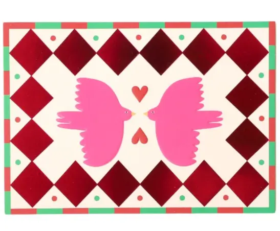 Carte de vœux oiseaux - Aland