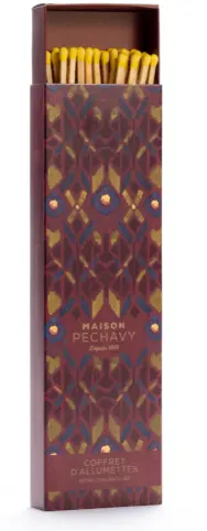 Allumettes longues Ikat Bordeaux