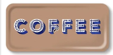 Plateau "COFFEE"