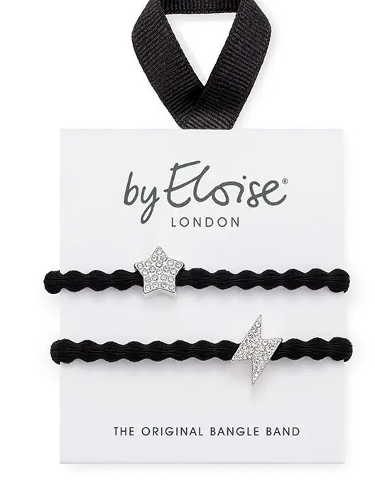 By eloise - duo - noir argenté