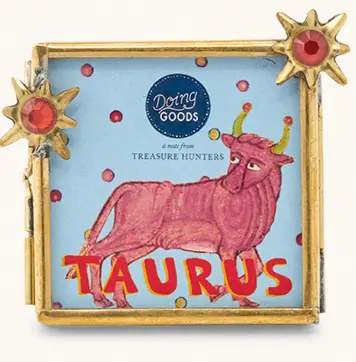 Cadre Photo Taureau Zodiaque Mini