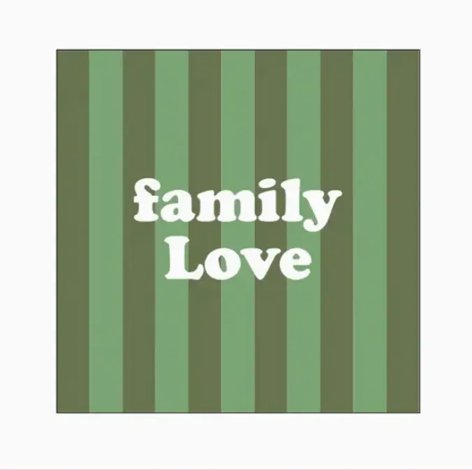 Serviettes - Family love