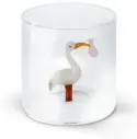 Gobelet en verre "Cygne bébé fille"