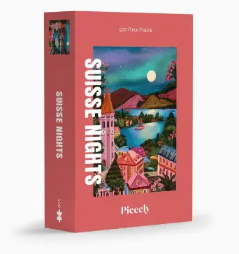 Puzzle 500 pièces - Suisse Night