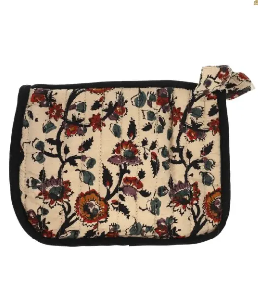 Petite trousse de toilette - block print beige
