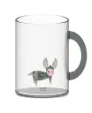 Mug en verre "Ane "