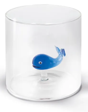 Gobelet en verre "Baleine"