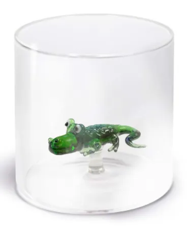 Gobelet en verre "Alligator"