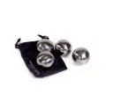 Set de 4 boules réfrigérantes réutilisables en acier inoxydable