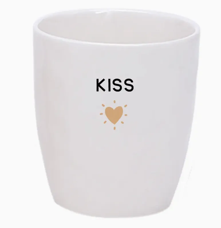 Tasse message 'KISS'