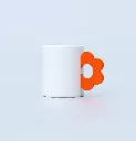 Mug Flower Orange