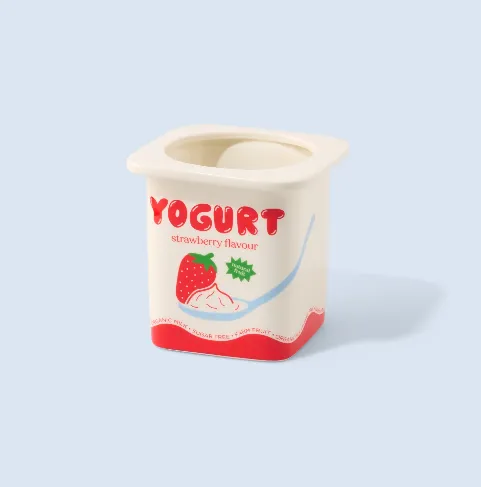 Vase / Pot Yoghurt Straberry
