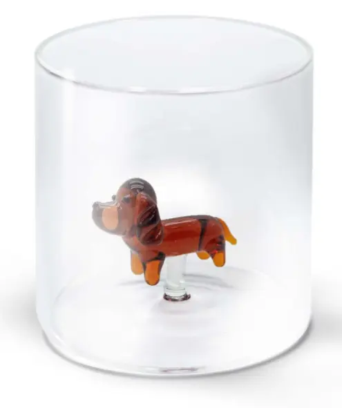 Gobelet en verre "Teckel"