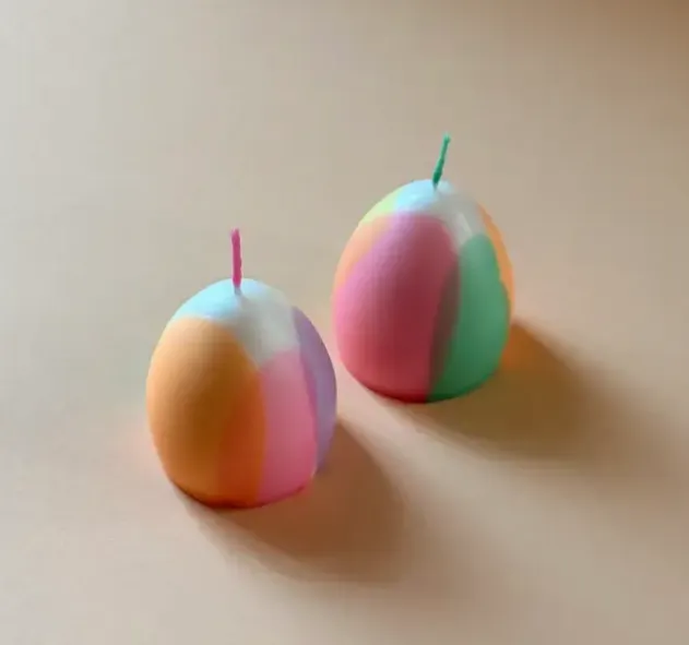 Bougies oeufs de Pâques - 2