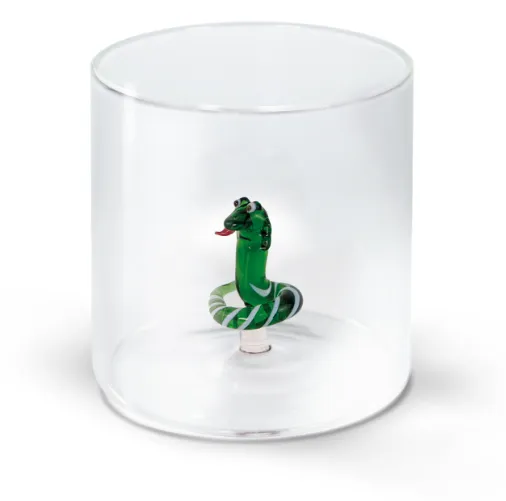 Gobelet en verre "Serpent"