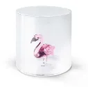 Gobelet en verre "Flamand rose