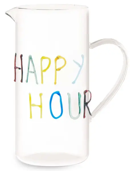 Pichet en verre HAPPY HOUR 1,2L